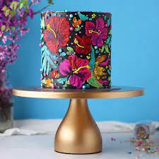 12 Inch Round Modern Metal Wedding Cake Stand Gold Savoury Cake Metal Wedding Cake Stands Painted Cakes