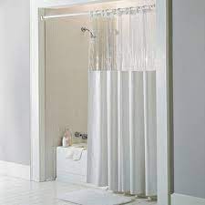 Check spelling or type a new query. Antibacterial And Antimicrobial Mildew Resistant See Through Top Clear White Vinyl Shower Hookless Shower Curtain Vinyl Shower Curtains White Shower Curtain