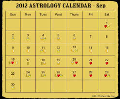 2012 Astrology Calendar For All Zodiac Signs And Horoscope