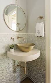 Go dramatic with this dark and elegant powder room design. Key Measurements To Help You Design A Powder Room
