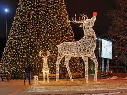 See more ideas about christmas pictures, christmas art, christmas scenes. Latvia S Largest Christmas Tree Now Interactive Too Mk Illumination