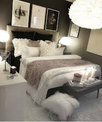 Just because your bedroom is small doesn't mean you should forgo double nightstands. Pinterest Prvncesss Twitter Essmckenzie Bedroom Decor On A Budget Stylish Bedroom Design Small Room Bedroom