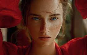 Wallpaper look, joy, close-up, face, smile, model, portrait, makeup for  mobile and desktop, section девушки, resolution 1920x1280