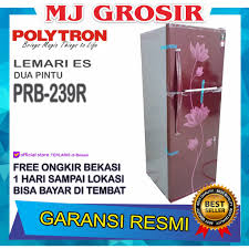 Dijual elektronik rumah tangga murah di indonesia, temukan listing elektronik rumah tangga terbaru hanya di olx pusat elektronik rumah tangga terlengkap di indonesia. Kulkas Polytron Prb 239 Lemari Es 2 Pintu Prb239 Prb 239 Shopee Indonesia