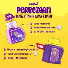 Semudah abc untuk cantik/handsome cara makan dia simple je tau! Info Dianz Vitamin Premium Kosmetik Cida