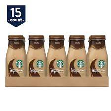 Product title starbucks frappuccino creamy coffee drink, mocha & vanilla variety pack, 9.5 fl oz glass bottles (15 pack) average rating: 15 Bottles Starbucks Frappuccino Iced Coffee Drink Mocha 9 5 Fl Oz Walmart Com Walmart Com