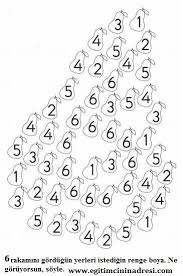 Sayilar Sayiboyama Okuloncesi Sinifetkinligi Okul Oncesi Yaslar Icin Montessori Yontemi Matematik Merkezleri Okul