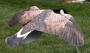 Black And White Silhouette Goose Decoys Sillosocks Flapping Goose Flag Decoy At Mackspw Com Snow Goose Snow Goose Decoys Goose Hunting