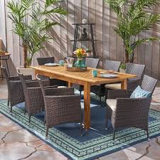 This beach umbrella doubles as a patio umbrella for added versatility. Wicker Patio Furniture Target