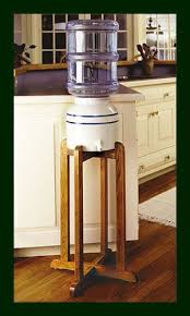 Porcelain Water Dispenser Blue Stripe With Wooden Stand Coldkeepers Http Www Amazon Com Dp B0006q3pve Ref Water Dispenser Wooden Stand Water Dispenser Stand