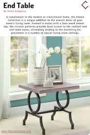 Home Elegance Chama End Table Casual Living Rooms End Tables Decor