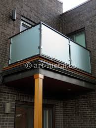 Used balcony outside frameless glass aluminum balustrade. Toronto Exterior Glass Railing Systems Buy And Install