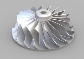 Turbocharger Impeller Metal Printing 3d Printing Water Pump Motor