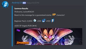 This post seems to be talking about discord. Android 21 Dragon Ball Legends Assistant