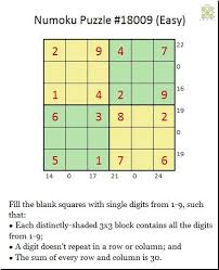 A creative and absorbing way to introduce numbers and counting. 1to9puzzle On Twitter The Numoku Puzzle An Easy One Happy Solving Maths Puzzles Stem