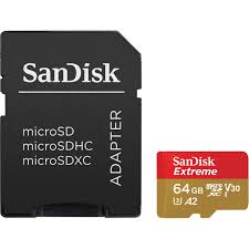 The microsd card adapter functions as a large port where you may slide the microsd card into once you have slid the microsd card into the port all the way, you can use it in any supported system that has a microsd card adapter slot. Sandisk 64gb Extreme Uhs I Microsdxc Memory Sdsqxa2 064g Gn6ma