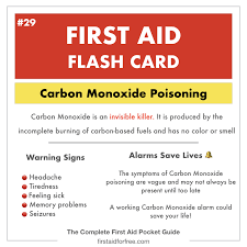 Carbon monoxide (co) is a small molecule poison released as a product of incomplete combustion. Why Is Carbon Monoxide So Dangerous First Aid For Free