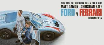 O desafio da montadora americana. Ford V Ferrari Le Mans Christian Bale Ford