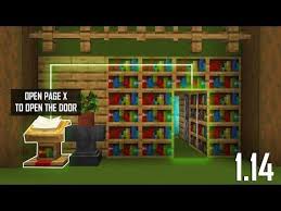 Cara Membuat Lectern Hidden Door Minecraft Indonesia 1 14 Youtube Minecraft Schloss Minecraft Einrichtung Minecraft Dekorationen