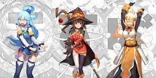 Kono Subarashii Sekai Ni Shukufuku Wo Megumin Chomusuke Aqua Konosuba Darkness Konosuba Collage Anime Anime Girls Witch H Hd Wallpaper Wallpaper Anime