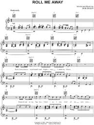 Easy layed back struming patten or whatever works for you. Bob Seger The Silver Bullet Band Roll Me Away Sheet Music In C Major Download Print Sku Mn0108676
