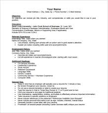 free business resume templates  news