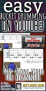 This Free Youtube Video Gets Students Playing Immediately With Echo Drumming Elementary Music Elementary Music Classroom Bucket Drumming