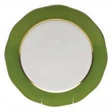 Herend Silk Ribbon Service Plate Fern