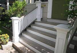 Aluminum porch railing wood deck railing front porch railings wood balusters patio stairs balustrades exterior stairs stair railing porch balusters. Front Steps Railings And Newel Posts Front Porch Steps Exterior Stairs Porch Steps