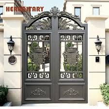 Shri ram steel craft manufacturers of wrought iron main gates, modern iron gates design for home with beautiful designs at best prices in delhi/ncr , faridabad, india. Luxury Used Garden Steel Main Gate Designs And Small Metal Backyard Gate China Used Garden Steel Main Gate Small Metal Backyard Gate Made In China Com