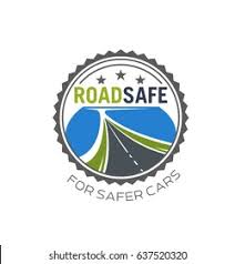 Road safety slogans are important to remind the people to follow traffic rules. Road Safety Logo Driving School Hands On The Wheel With Road Signs Logo Design