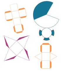 The unfolded shape is called the net of the solid. Nets Of Shapes Explained For Primary School Parents 3d Shapes Nets Theschoolrun