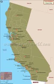 California Airports Map Airport Map California Map San Francisco International Airport
