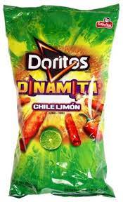 Doritos Dinamita Chile Limon Rolled Favored Tortilla Chips 9 25 Oz Pack Of 3 Doritos Chips Snacks
