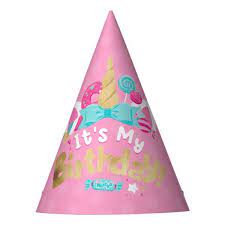 Like Nastya It S My Birthday Party Hat Zazzle Com Birthday Party Hats Princess Party Decorations Its My Birthday