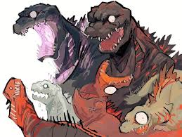 Shin godzilla evolution (remake) | drawing cartoons 2. Jan J Nadal Jblaze On Instagram Shin Evo Family Here Courtesy By Koroguchi Godzilla Moviescene Moviemonst Godzilla Funny Kaiju Monsters Godzilla Comics