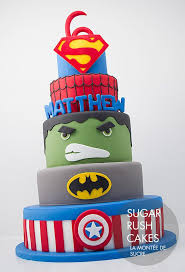 Geeks with wives streamer hank plays marvel heroes 2015 in search of epic cake. Super Hero Cake Sugar Rush Cakes Montreal Superhero Birthday Cake Superhero Cake Marvel Cake