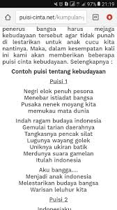 Puisi Di Atas Isinya Apa Ya Tolong Di Jelaskan Tiap Baris Brainly Co Id