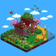 Finished the community center and sad that it now lies almost empty? Stardew Valley Inspired Pixel Art Pelican Town Community Center Farmers Npcs Sonreirblah Pixel Art Stardew Valley Artwork
