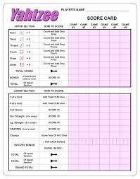 10 best large printable yahtzee score sheets printablee com