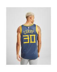 If you have an issue with number position download the file again or download this tweak. Nike Synthetic Nba Curry Golden State Warriors City Jersey In Blue Yellow Blue For Men Lyst