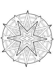 Un créateur de mandalas uniquement sur ce site ! Coloriage Mandala Noel Etoiles Noel Sur Hugolescargot Com