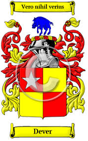 Dever Name Meaning, Family History, Family Crest & Coats of Arms