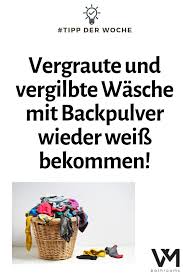 Dieses thema im forum haushaltstipps wurde erstellt von ensian07, 07.12.08. Weisse Wasche Dank Backpulver Putztipp Putz Hacks Tipps Wasche Backpulver
