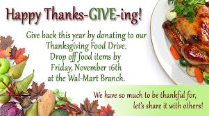 To participate in our 2020 thanksgiving drive: Food Drive The First National Bank In Trinidad