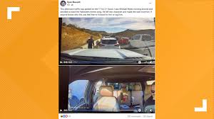 Person in Mike Myers mask entertains drivers stuck in Arizona