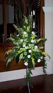Church Flowers England Pedestal Displays At Immanuel Church Oswaldtwistle Flower Arrangements Church Flower Arrangements Large Floral Arrangements