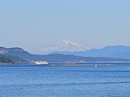 Black Ball Ferry Port Angeles Washington View Of Mount Baker From Sidney Bc On Vancouver Island Photo By Sue Frause Washington State Vancouver Island Anacortes