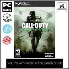 Pc Game Call Of Duty Modern Warfare Remastered Offline Dvd Shopee Malaysia