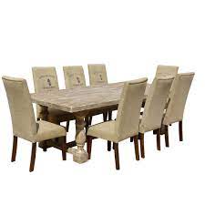 Today, customers come to us for closeouts, designer remnants and the. Italian Mango Wood White Dining Table Cafe Logo Fabric Chairs